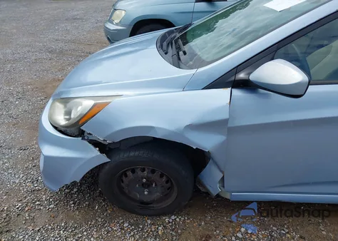 2013 Hyundai Accent Gls from USA, damaged, VIN KMHCT4AE3DU286944